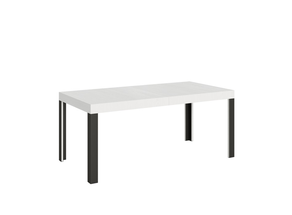 Linea Table - Extendable table 90x180/284 cm Linea White Ash Anthracite frame