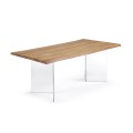 Lotty table in oak veneer 180 cm