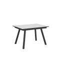 Extendable table 90x120/180 cm Mirhi Anthracite frame