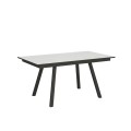 Extendable table 90x160/220 cm Mirhi Anthracite frame