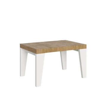 Naxy Mix table - Extendable table 90x130/234 cm Naxy Mix White Ash top - Walnut legs