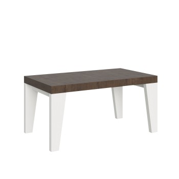 Naxy Mix table - Extendable table 90x160/264 cm Naxy Mix White Ash top - Walnut legs