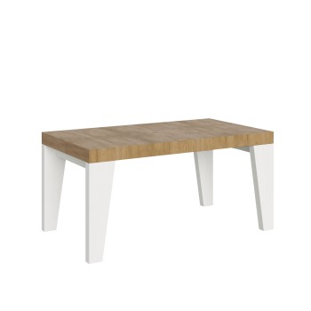 Naxy Mix table - Extendable table 90x160/264 cm Naxy Mix White Ash top - Walnut legs