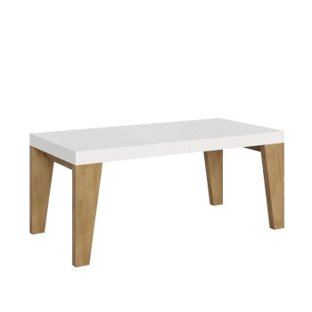 Naxy Mix table - Extendable table 90x180/284 cm Naxy Mix White Ash top - Walnut legs