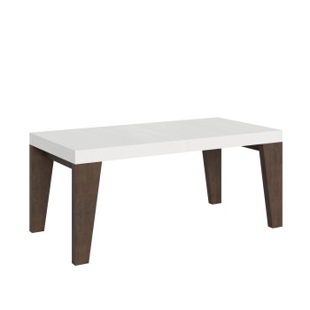 Naxy Mix table - Extendable table 90x180/284 cm Naxy Mix White Ash top - Walnut legs