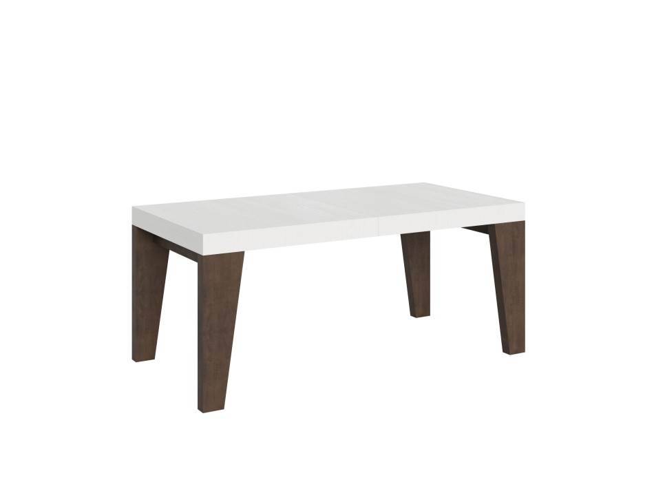 Naxy Mix table - Extendable table 90x180/284 cm Naxy Mix White Ash top - Walnut legs