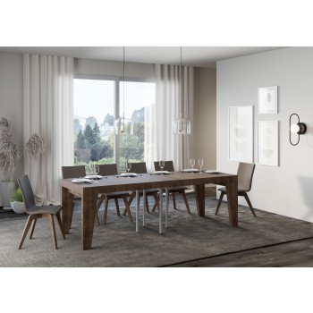 Naxy Premium Table - Extendable table 90x90/246 cm Naxy Premium White Ash