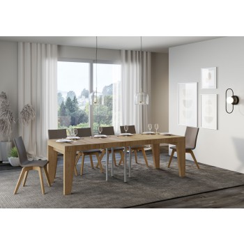 Naxy Premium Table - Extendable table 90x90/246 cm Naxy Premium White Ash