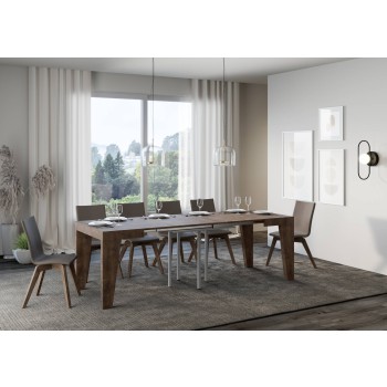 Naxy Table - Extendable table 90x90/246 cm Naxy White Ash