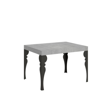 Paxon Anthracite Table - Extendable table 70x110/194 cm Paxon White Ash Anthracite frame