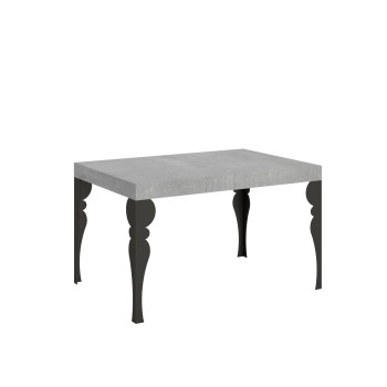 Paxon Anthracite Table - Extendable table 90x130/234 cm Paxon White Ash Anthracite frame