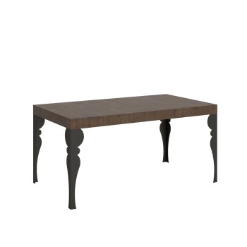 Paxon Anthracite Table - Extendable table 90x160/264 cm Paxon White Ash Anthracite frame