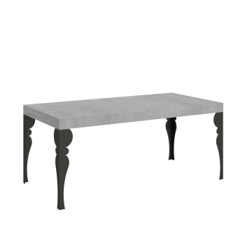 Paxon Anthracite Table - Extendable table 90x180/284 cm Paxon White Ash Anthracite frame