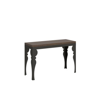 Paxon Double Table - Opening table 120/200x45/90 cm Paxon Double Oak Nature Anthracite frame