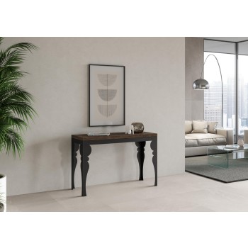 Paxon Double Table - Opening table 120/200x45/90 cm Paxon Double Oak Nature Anthracite frame