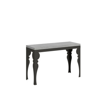 Paxon Double Table - Opening table 120/200x45/90 cm Paxon Double Oak Nature Anthracite frame