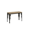 Opening table 120/200x45/90 cm Paxon Double Anthracite frame