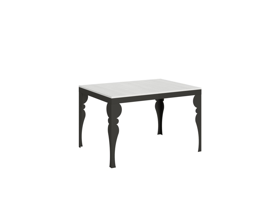 Paxon Evolution Anthracite Table - Extendable table 90x120/224 cm Paxon Evolution White Ash Anthracite frame