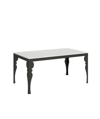 Paxon Evolution Anthracite Table - Extendable table 90x160/264 cm Paxon Evolution White Ash Anthracite frame