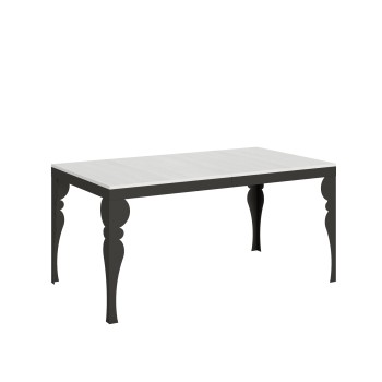 Paxon Evolution Anthracite Table - Extendable table 90x160/264 cm Paxon Evolution White Ash Anthracite frame