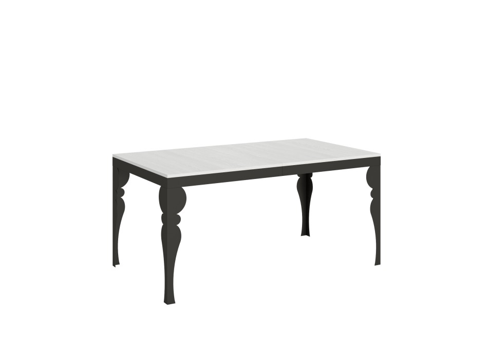 Paxon Evolution Anthracite Table - Extendable table 90x160/264 cm Paxon Evolution White Ash Anthracite frame