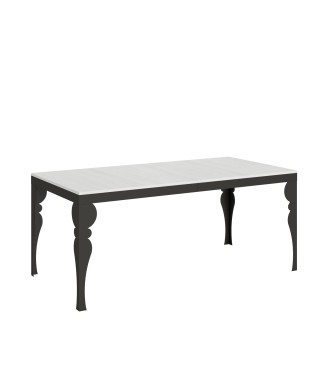 Paxon Evolution Anthracite Table - Extendable table 90x180/284 cm Paxon Evolution White Ash Anthracite frame