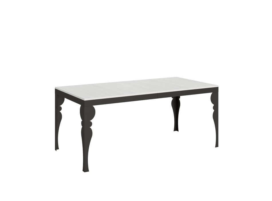 Paxon Evolution Anthracite Table - Extendable table 90x180/284 cm Paxon Evolution White Ash Anthracite frame