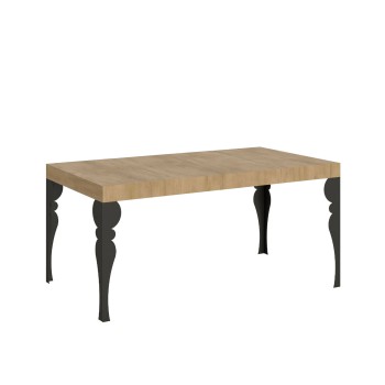 Paxon Premium Anthracite Table - Extendable table 90X120/224 cm Paxon Premium White Ash Anthracite frame