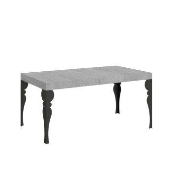 Paxon Premium Anthracite Table - Extendable table 90X120/224 cm Paxon Premium White Ash Anthracite frame