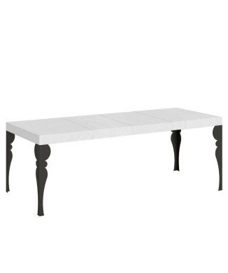 Paxon Premium Anthracite Table - Extendable table 90x160/264 cm Paxon Premium White Ash Anthracite frame