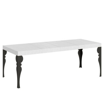 Paxon Premium Anthracite Table - Extendable table 90x180/284 cm Paxon Premium White Ash Anthracite frame