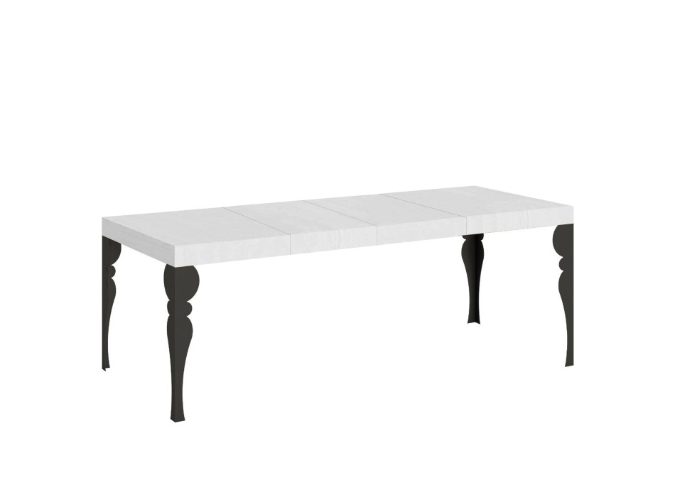 Paxon Premium Anthracite Table - Extendable table 90x180/284 cm Paxon Premium White Ash Anthracite frame