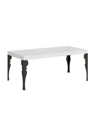 Paxon Premium Anthracite Table - Extendable table 90x90/246 cm Paxon Premium White Ash Anthracite frame