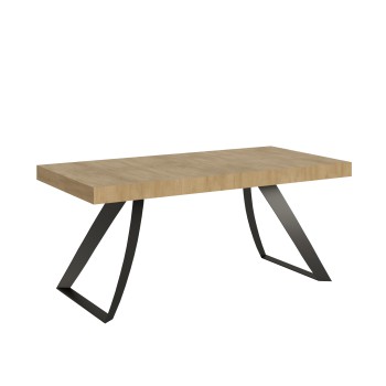 Anthracite Proxy Table - Extendable table 90x180/284 cm Proxy White Ash Anthracite frame