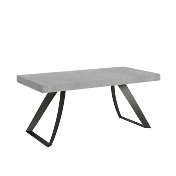 Anthracite Proxy Table - Extendable table 90x180/440 cm Proxy White Ash Anthracite frame