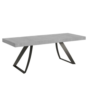 Proxy Premium Anthracite Table - Extendable table 90x160/264 cm Proxy Premium White Ash Anthracite frame