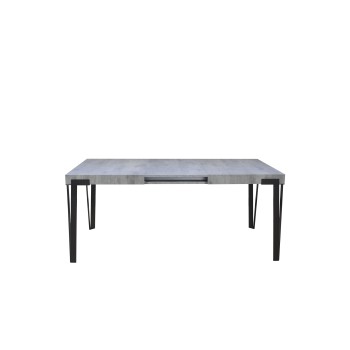 Rio table - Extendable table 90x130/234 cm Rio White Ash Anthracite frame