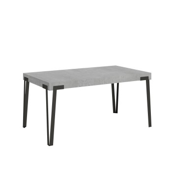 Rio table - Extendable table 90x160/264 cm Rio White Ash Anthracite frame