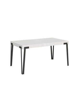 Rio table - Extendable table 90x160/264 cm Rio White Ash Anthracite frame