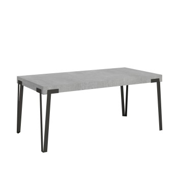 Rio table - Extendable table 90x180/284 cm Rio White Ash Anthracite frame