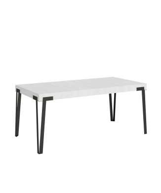 Rio table - Extendable table 90x180/284 cm Rio White Ash Anthracite frame