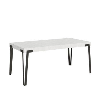 Rio table - Extendable table 90x180/284 cm Rio White Ash Anthracite frame