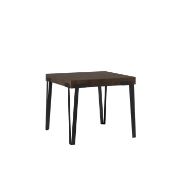 Rio table - Extendable table 90x90/246 cm Rio White Ash Anthracite frame