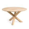 Teresinha round outdoor table in wood