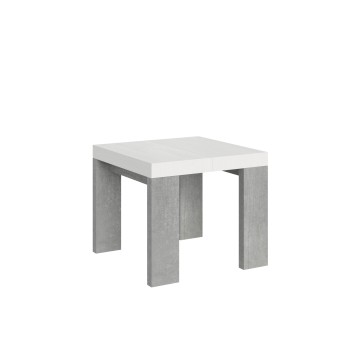 Roxell Table - Extendable table 90x90/246 cm Roxell White Ash