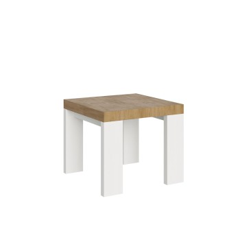 Roxell Table - Extendable table 90x90/246 cm Roxell White Ash