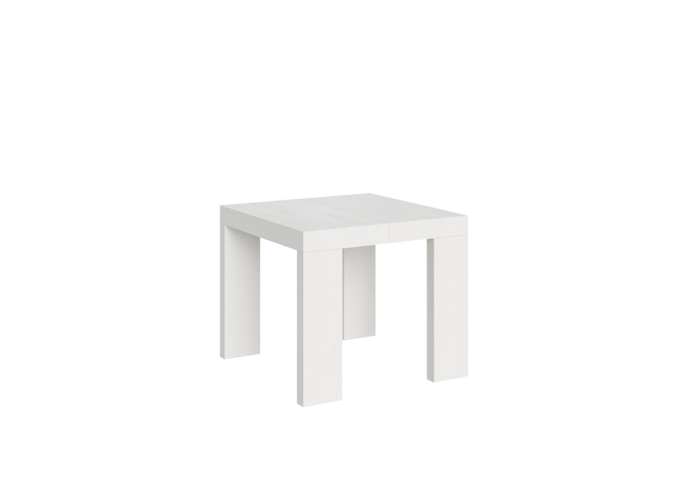 Roxell Table - Extendable table 90x90/246 cm Roxell White Ash