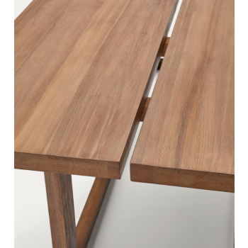 Solid wood Sashi table LA FORMA 