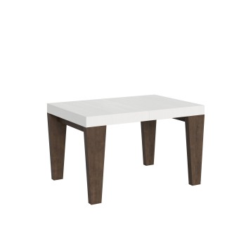 Spimbo Mix table - Extendable table 90x130/234 cm Spimbo Mix White Ash top - Walnut legs