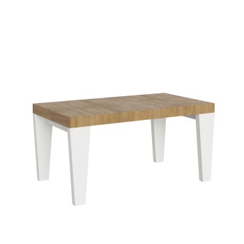 Spimbo Mix table - Extendable table 90x160/264 cm Spimbo Mix White Ash top - Walnut legs